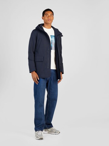 Parka mi-saison 'Lucius' elvine en bleu