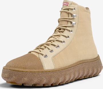 Bottines à lacets 'Ground' CAMPER en beige : devant