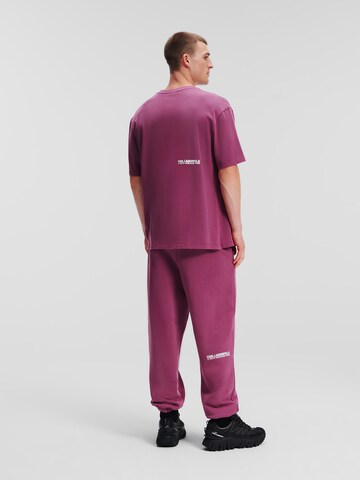 Karl Lagerfeld Regular Trousers in Pink