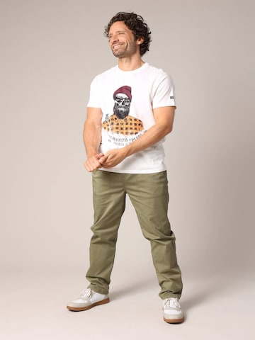 T-Shirt ' TELLSON ' Deeluxe en blanc