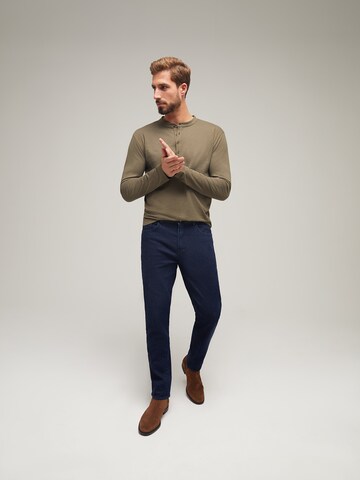 ABOUT YOU x Kevin Trapp Slimfit Jeans 'Gustav' in Blauw