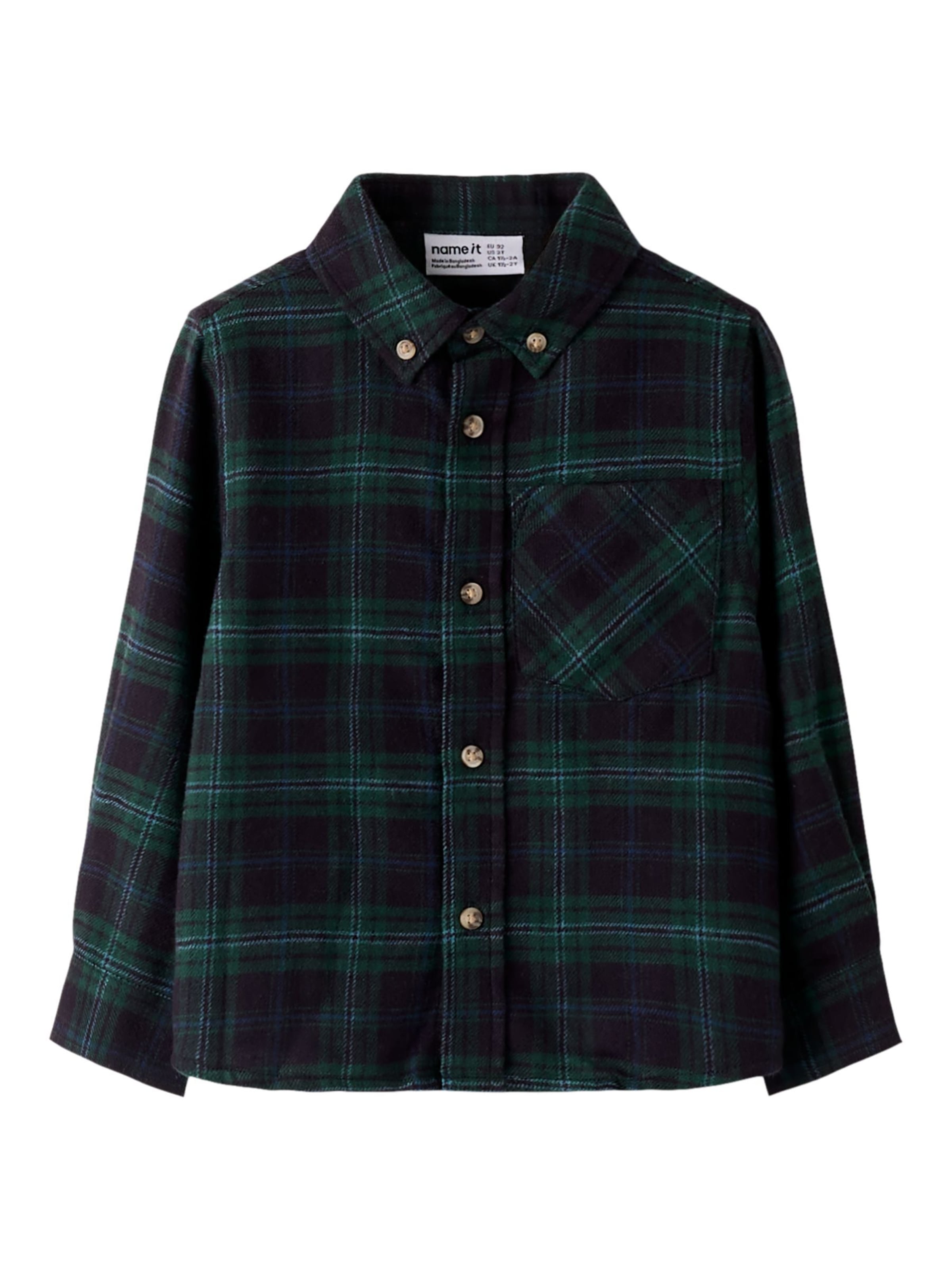 NAME IT - Camisa en azul: frente