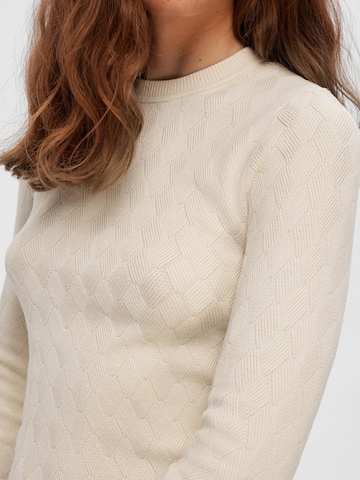 SELECTED FEMME Sweater 'Caba' in Beige