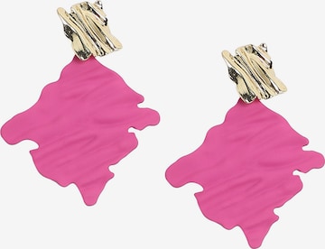 SOHINaušnice ' Suganti ' - roza boja: prednji dio