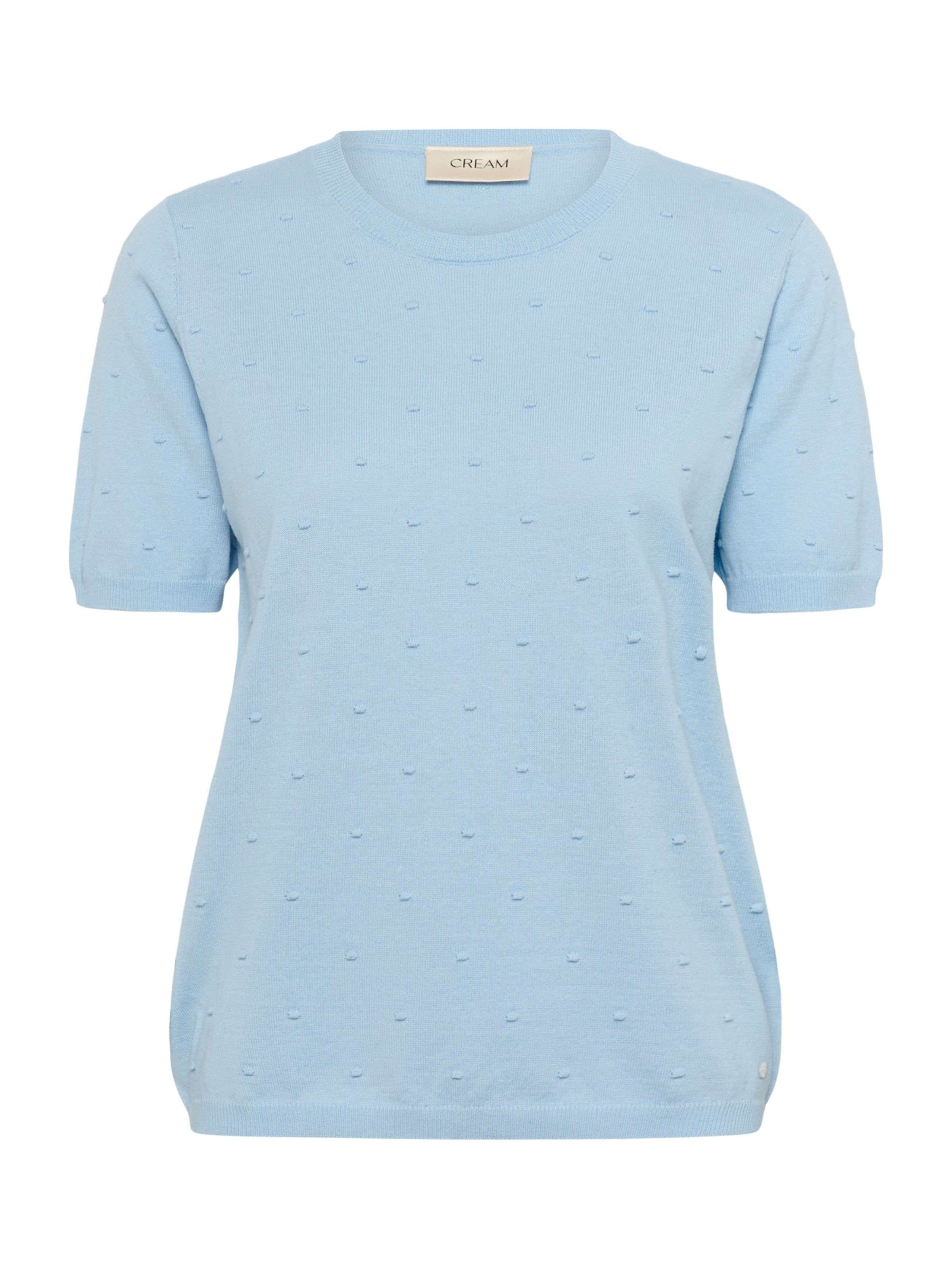 Pull-over 'Hanne' Cream en bleu : devant