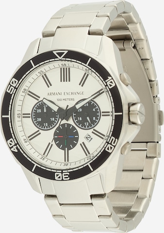 ARMANI EXCHANGE Analoginen kello värissä hopea: etupuoli