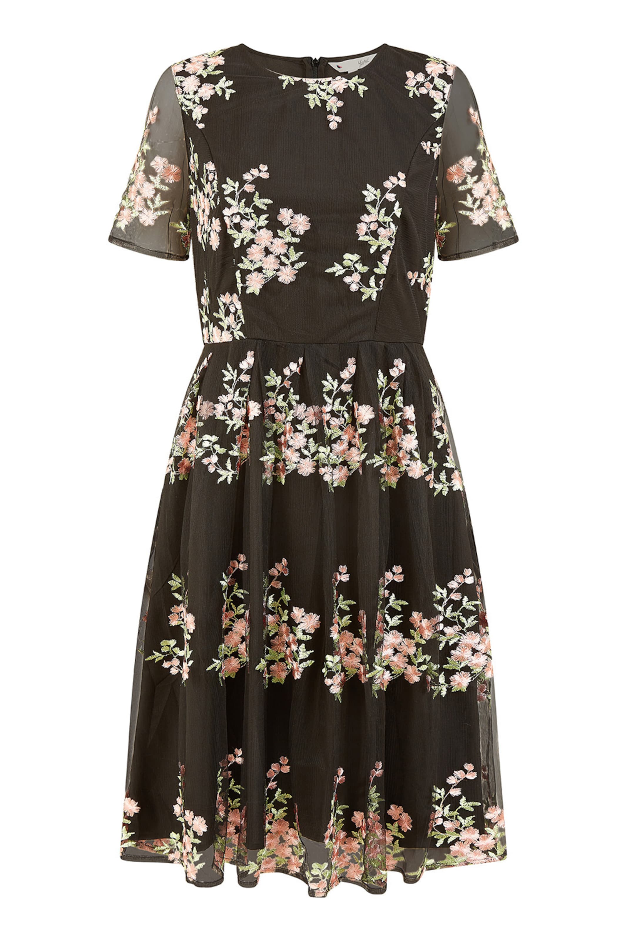 Robe Yumi en noir : devant