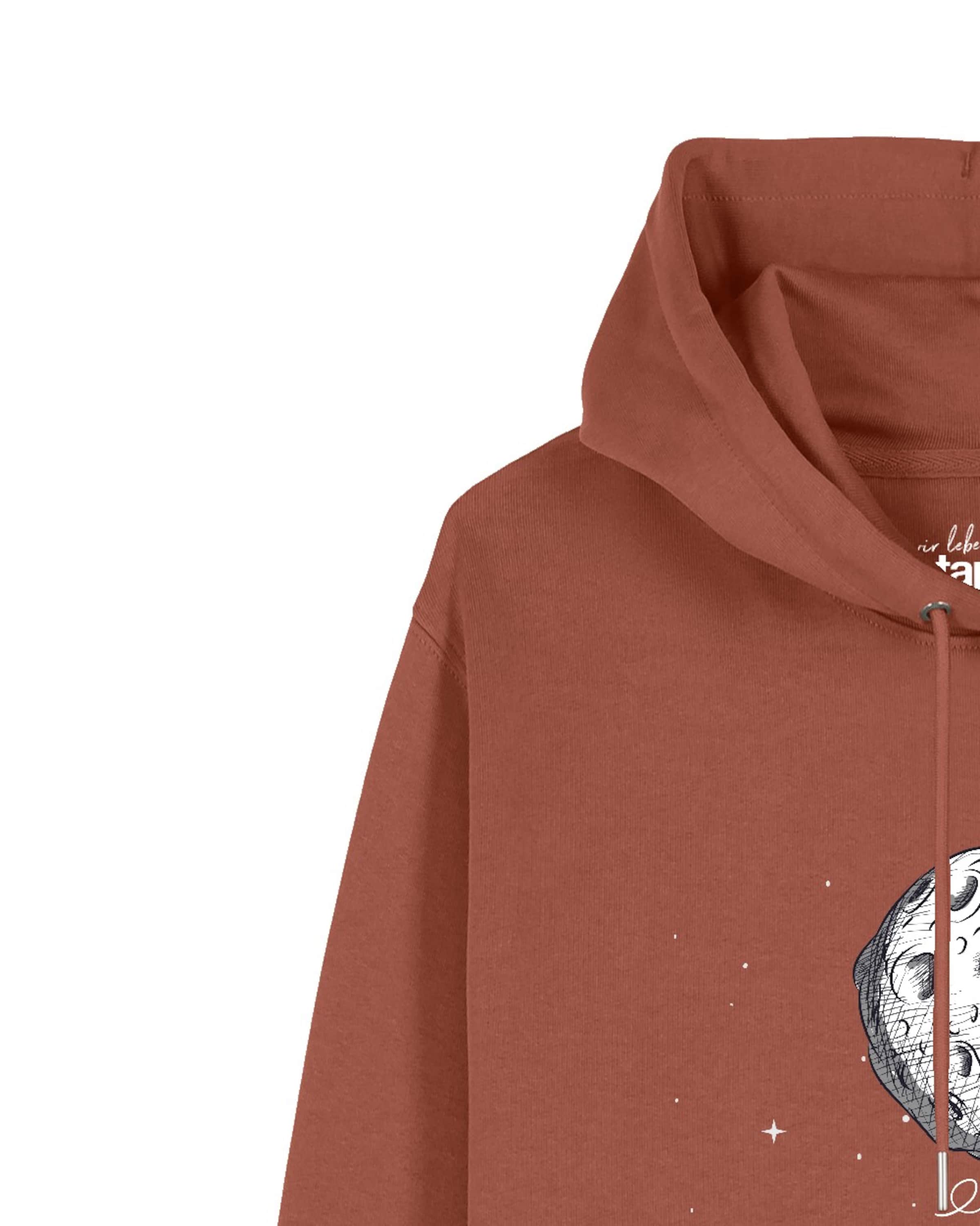 Watapparel Sweatshirt 'Funny Spaceman' in Bruin