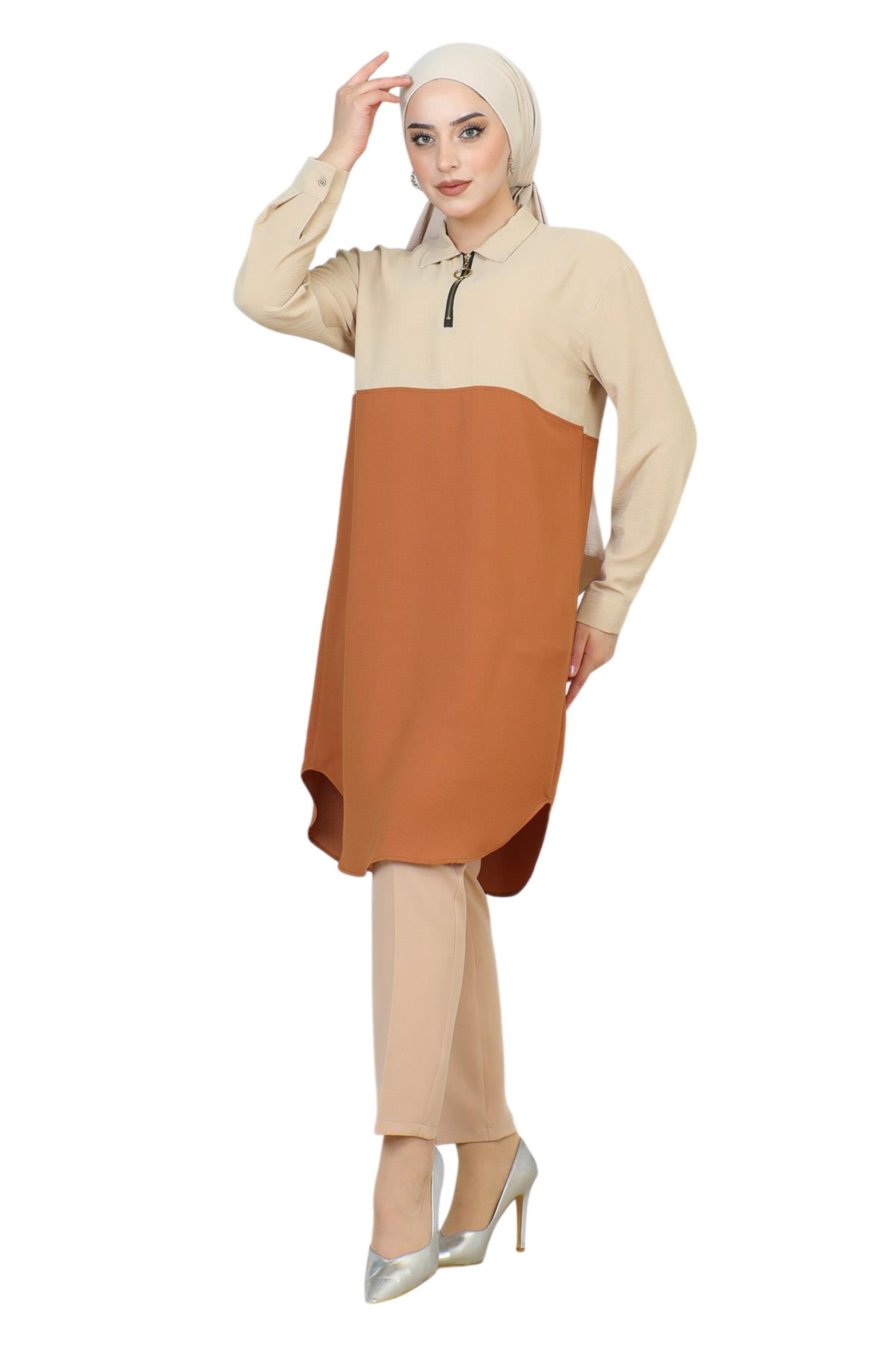 Tunique MODAMIHRAM en beige