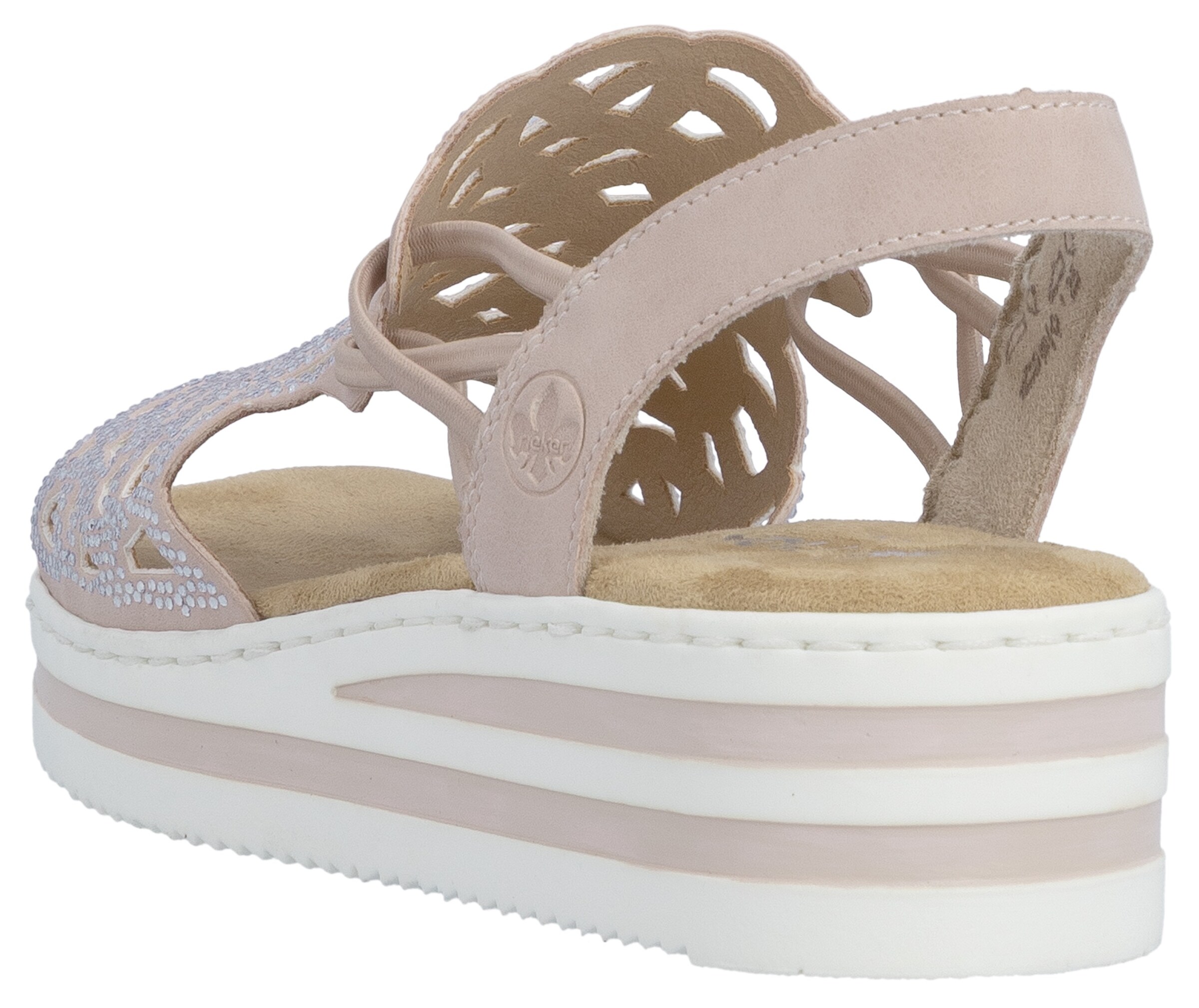 Sandales Rieker en rose