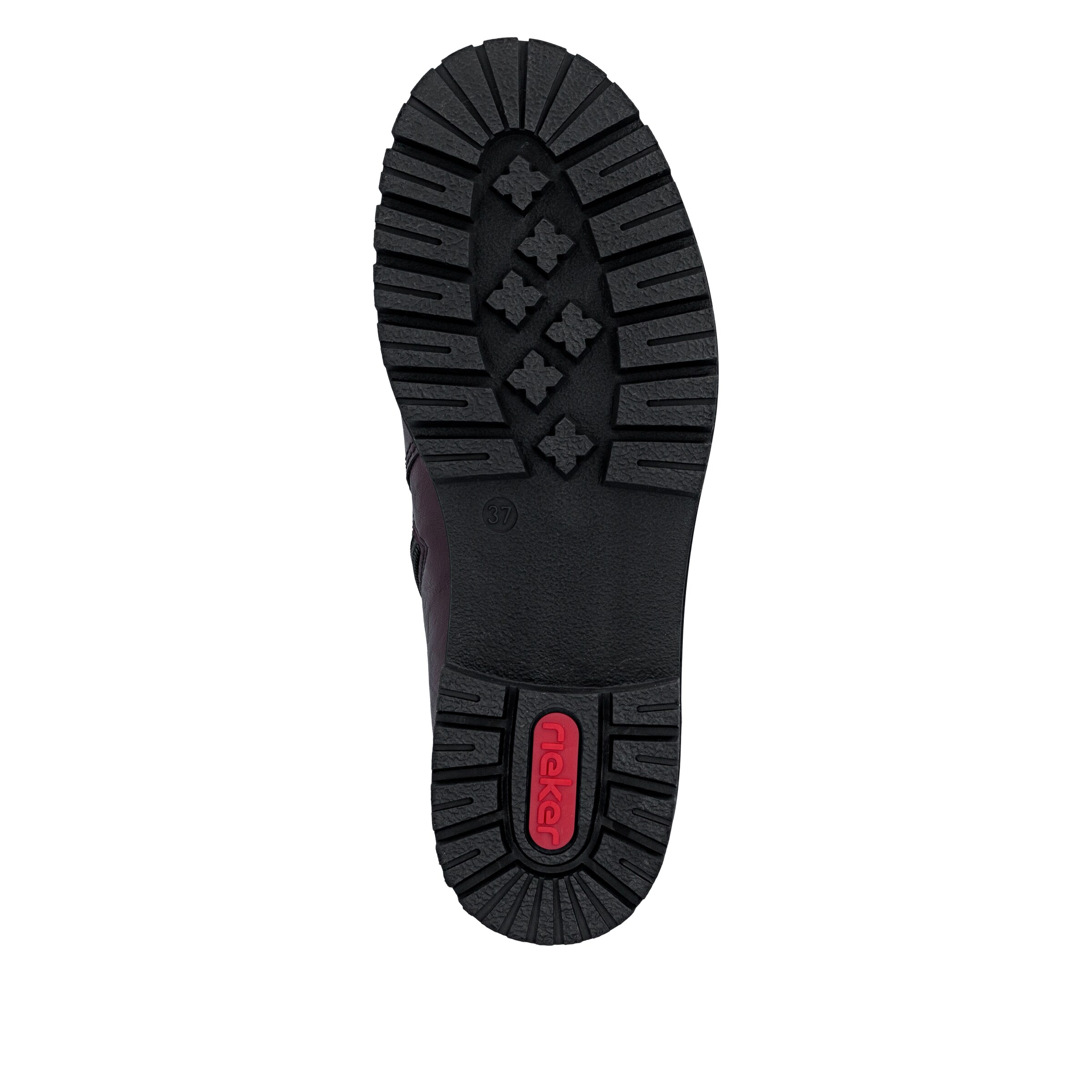 Bottines Rieker en rouge