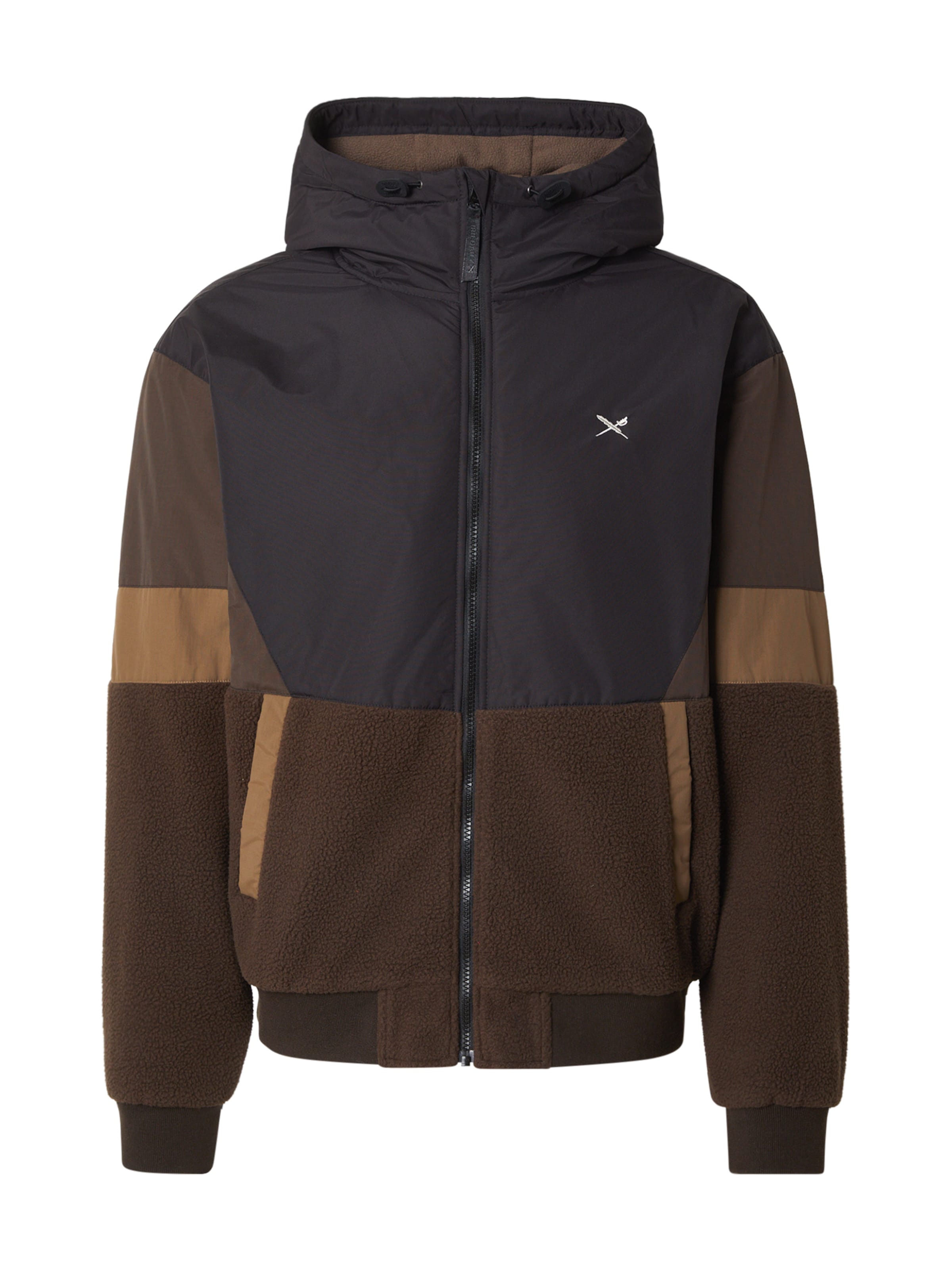 Iriedaily Between-Season Jacket 'Get on Deck' in Brown: front
