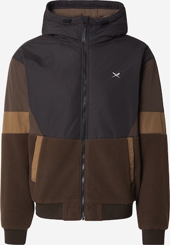 Iriedaily Jacke 'Get on Deck' in Braun: Vorderseite