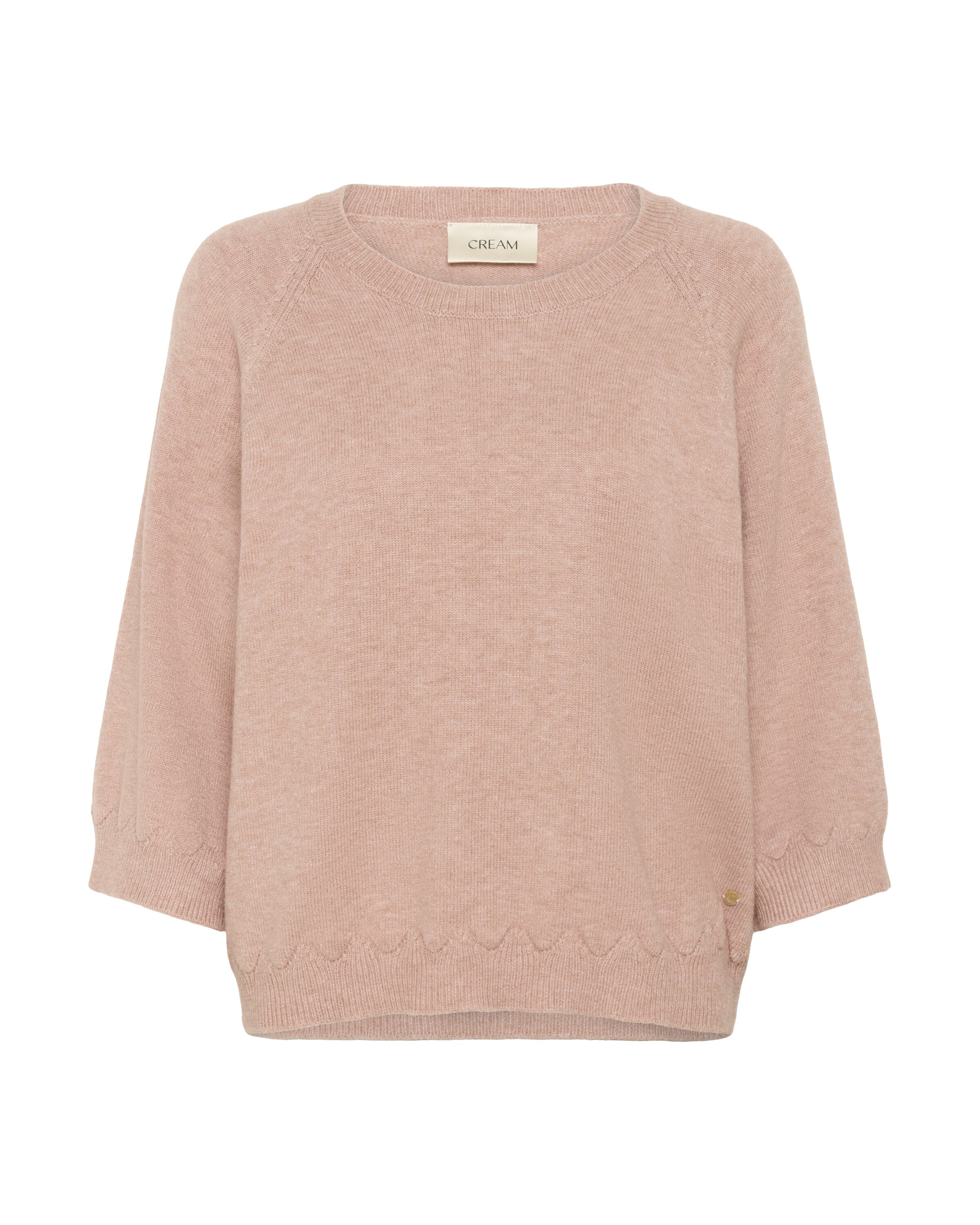 Cream Trui 'Dela' in Roze: voorkant