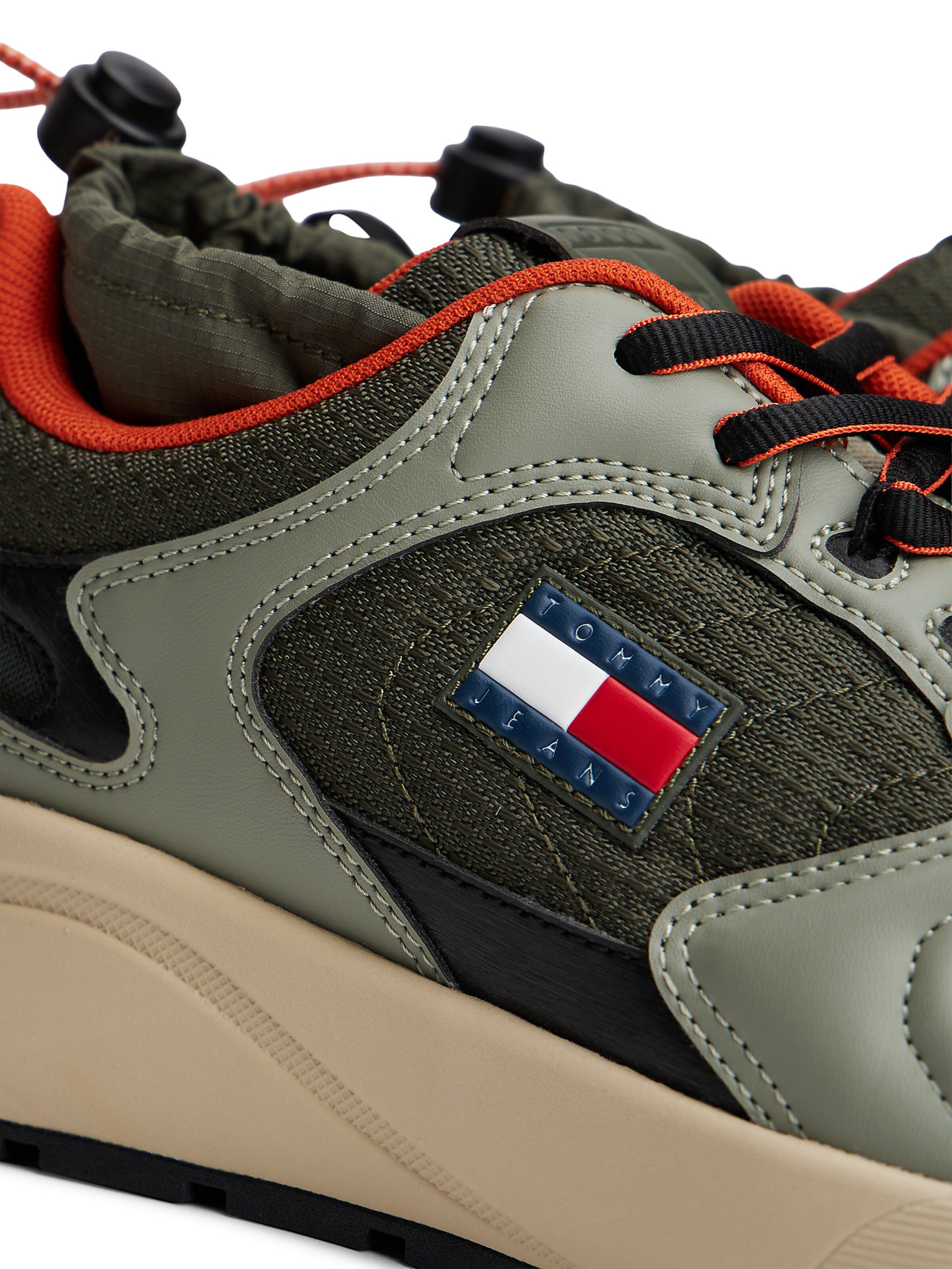 Baskets basses Tommy Jeans en vert