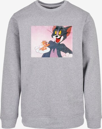 ABSOLUTE CULT Sweatshirt 'Tom and Jerry - Still One' in Grey: front
