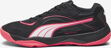 PUMA Athletic Shoes in Black: front