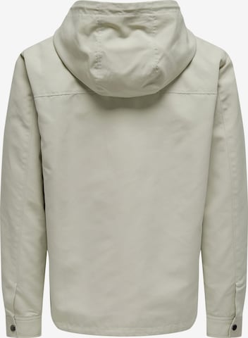 Only & Sons Between-Season Jacket 'Matt' in Grey