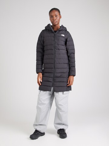 THE NORTH FACE Παλτό πεζοπορίας 'Aconcagua' σε μαύρο: μπροστά