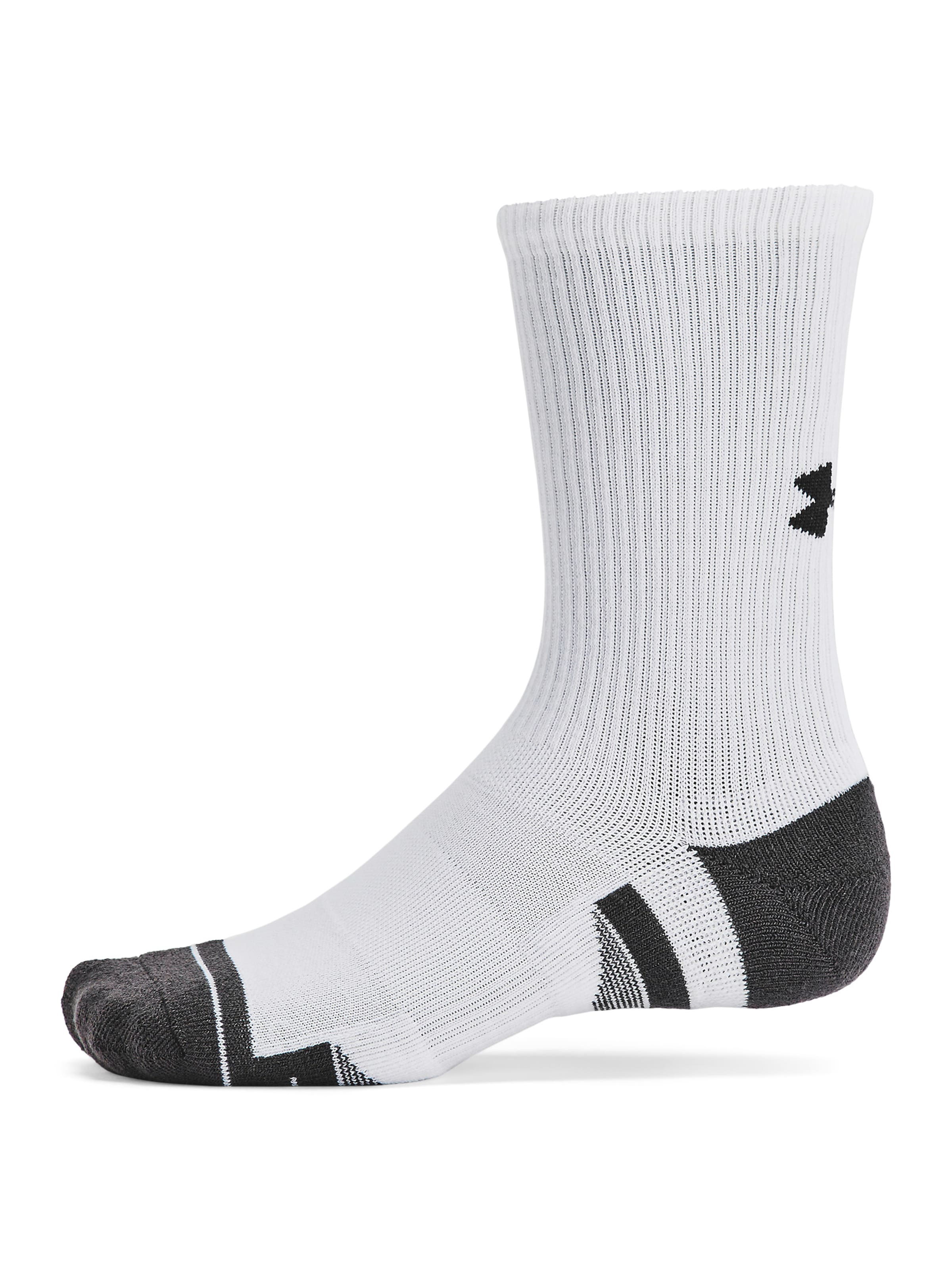 UNDER ARMOUR Athletic Socks in White