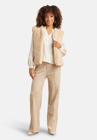 Smashed Lemon Weste in Beige: Vorderseite