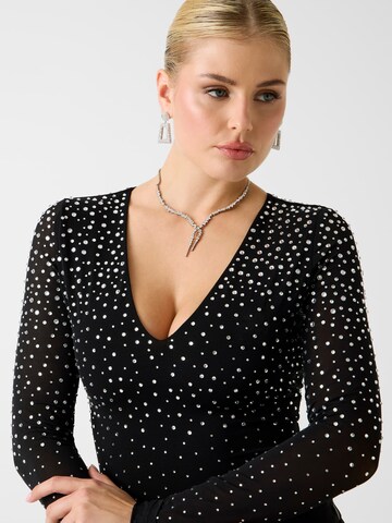 GUESS Shirt Bodysuit in Black