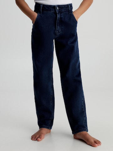 Calvin Klein Jeans Loosefit Jeans 'Barrel' in Blauw: voorkant