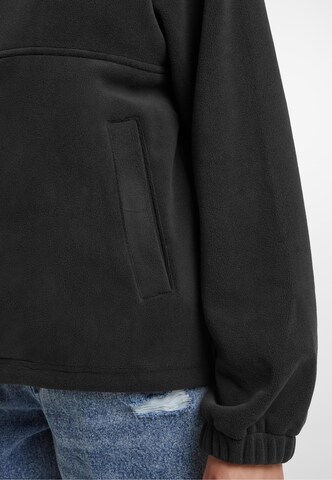 Urban Classics Fleece jacket in Black