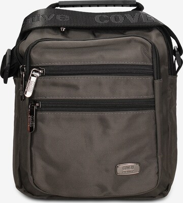 Borsa a tracolla 'Borsa a Tracolla Uomo Coveri Collection Vegan Leather' di Coveri Collection in grigio: frontale
