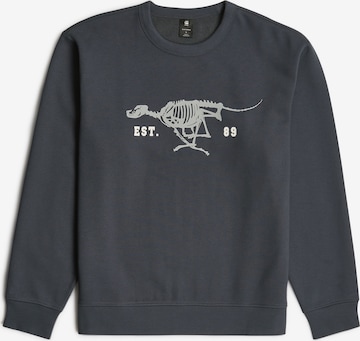 G-STAR Sweatshirt in Blau: Vorderseite