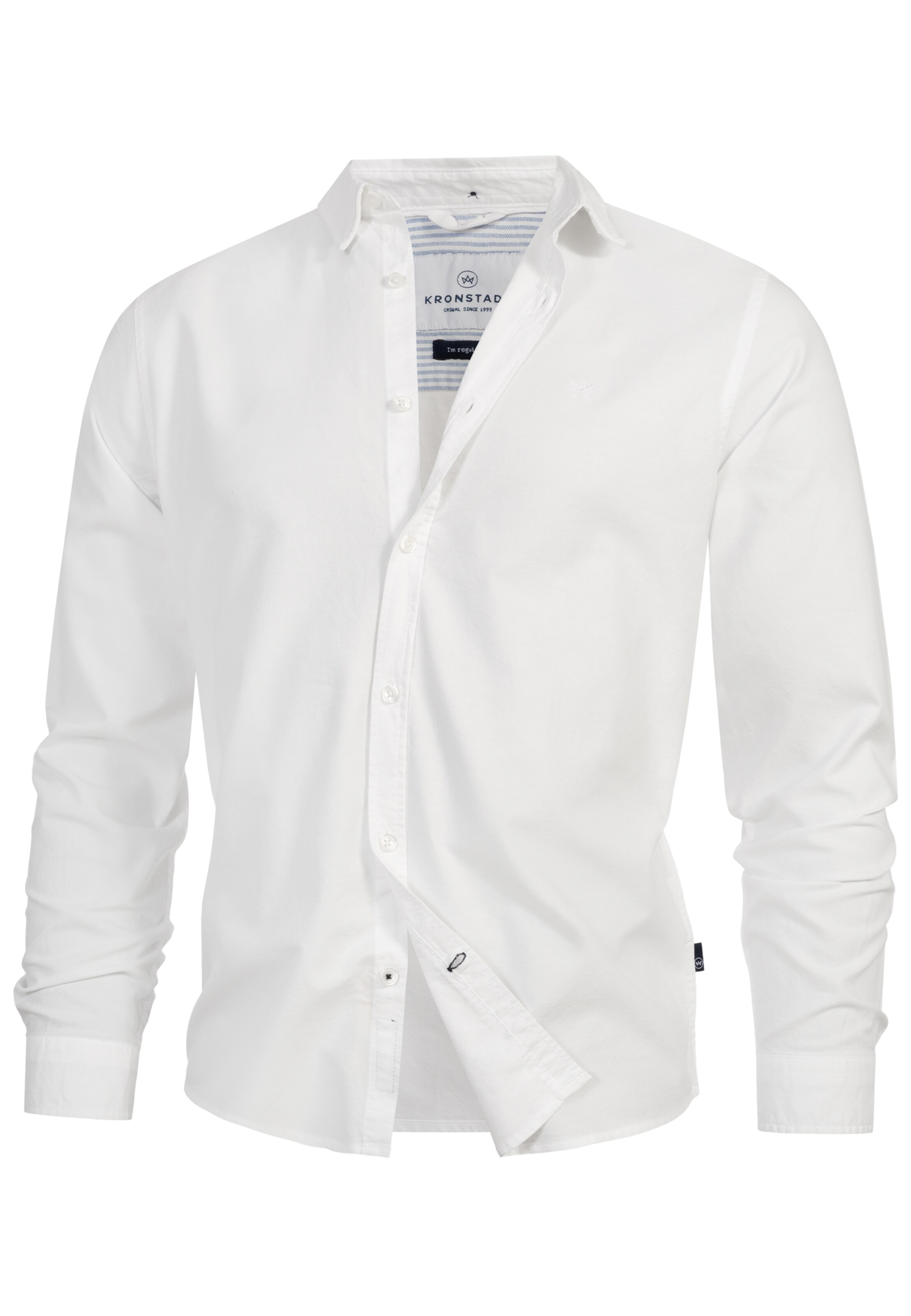 Kronstadt Comfort fit Overhemd in Wit: voorkant
