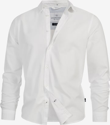 Kronstadt Comfort fit Overhemd in Wit: voorkant