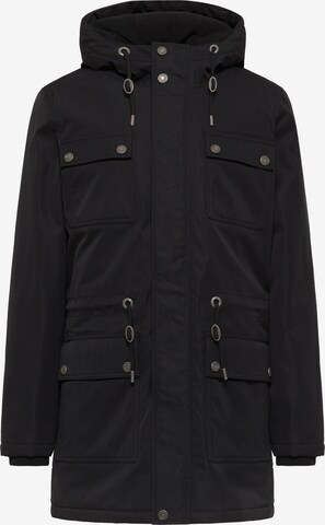 MO Winter Parka in Black: front