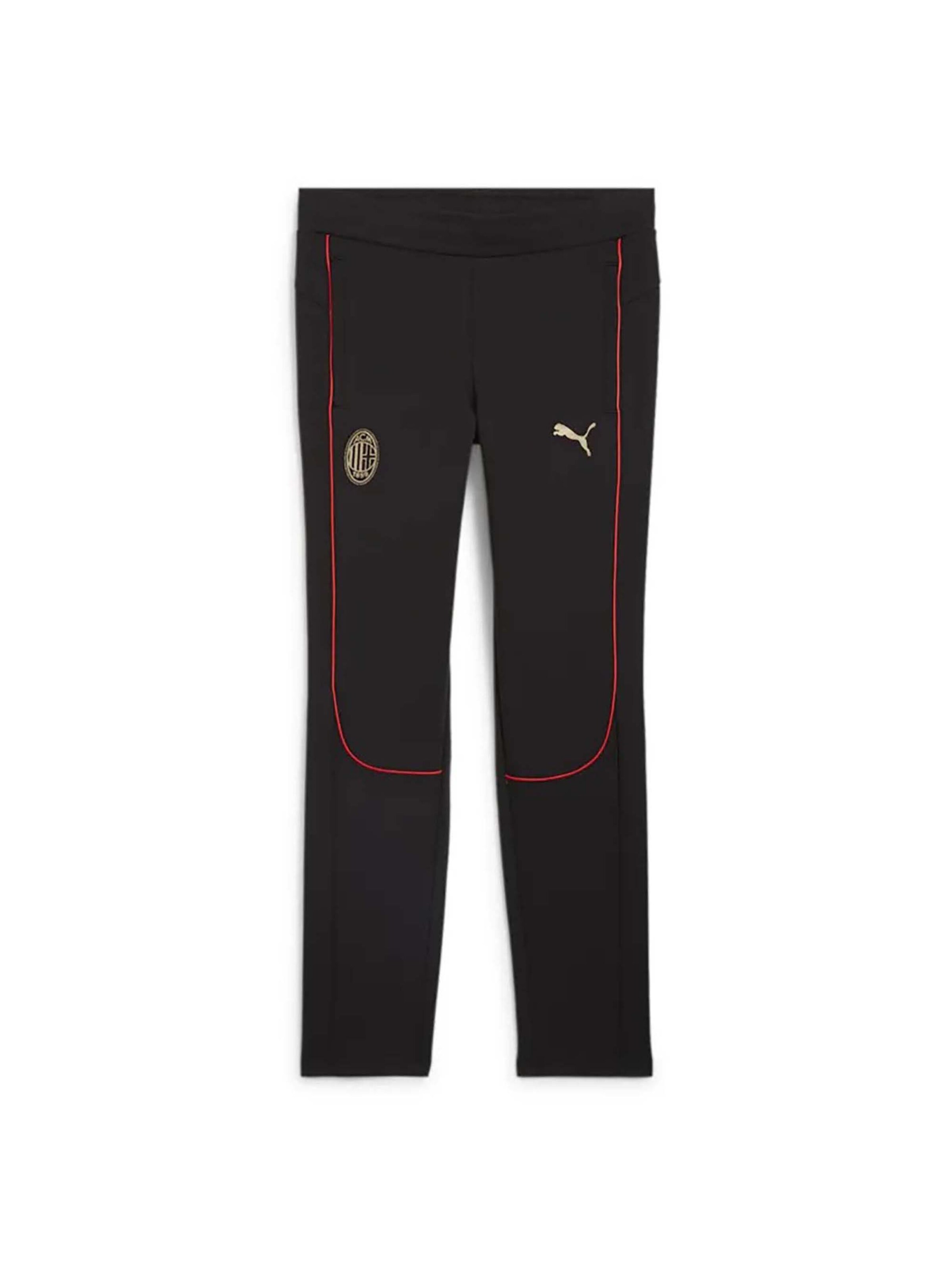 Coupe slim Pantalon de sport PUMA en noir : devant