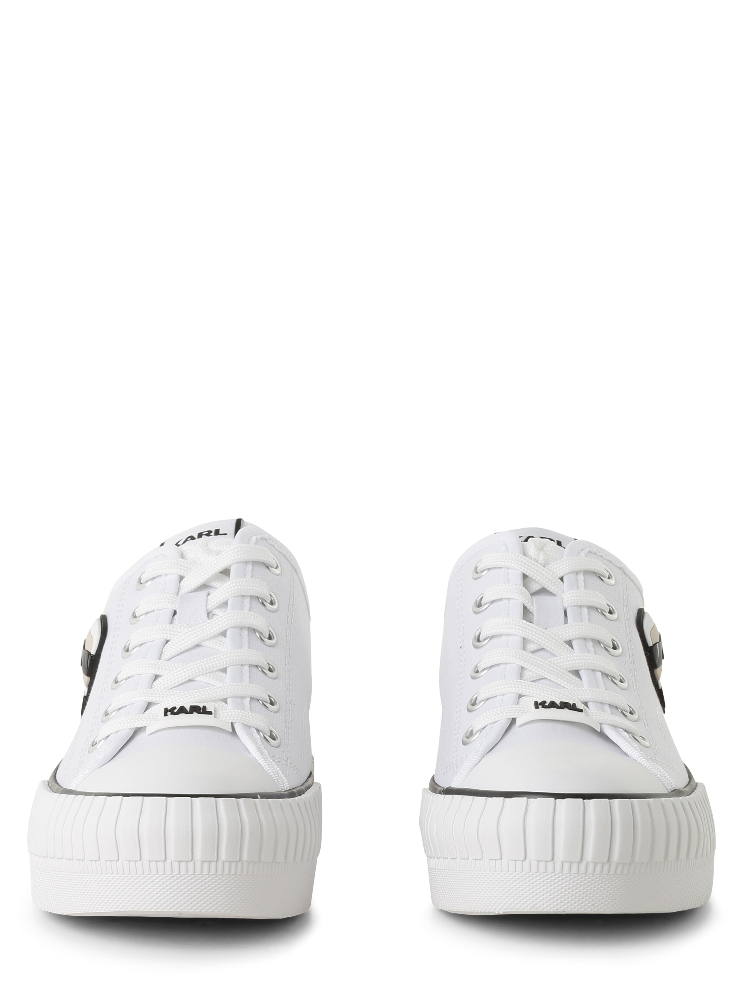 balta Karl Lagerfeld Sportbačiai be auliuko