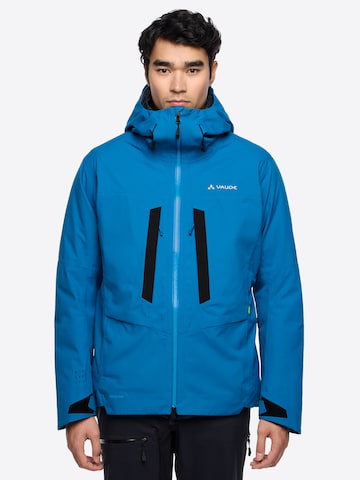 VAUDE Outdoorjas 'Monviso' in Blauw: voorkant