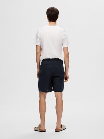 SELECTED HOMMEregular Chino hlače 'Mads' - plava boja