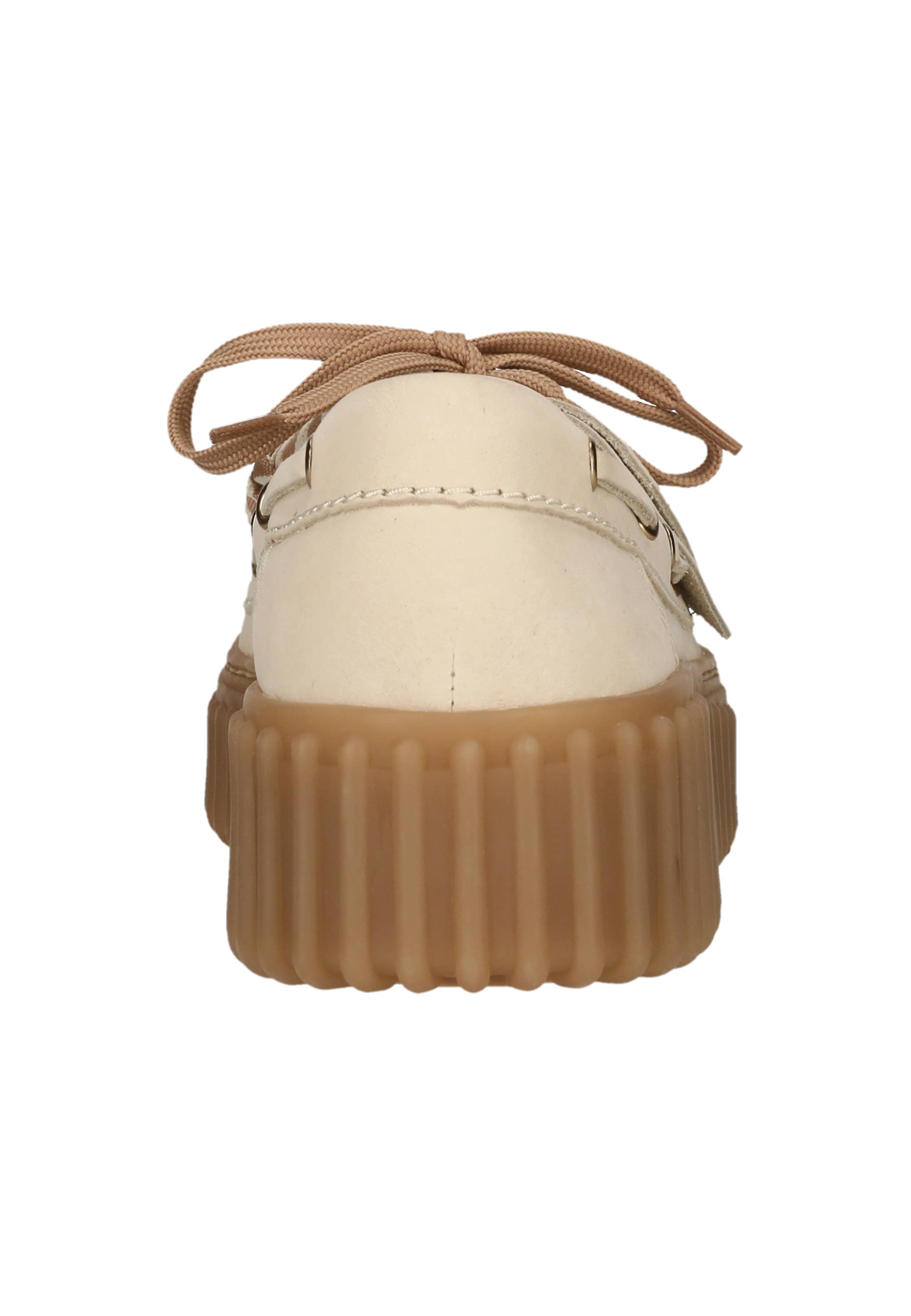 CLARKS Lace-up shoe 'Torhill Boat' in Beige