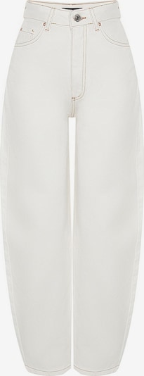 Džinsai iš Trendyol, spalva – balto džinso spalva, Prekių apžvalga