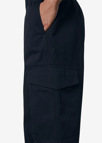 Marc O'Polo Tapered Cargobroek in Blauw