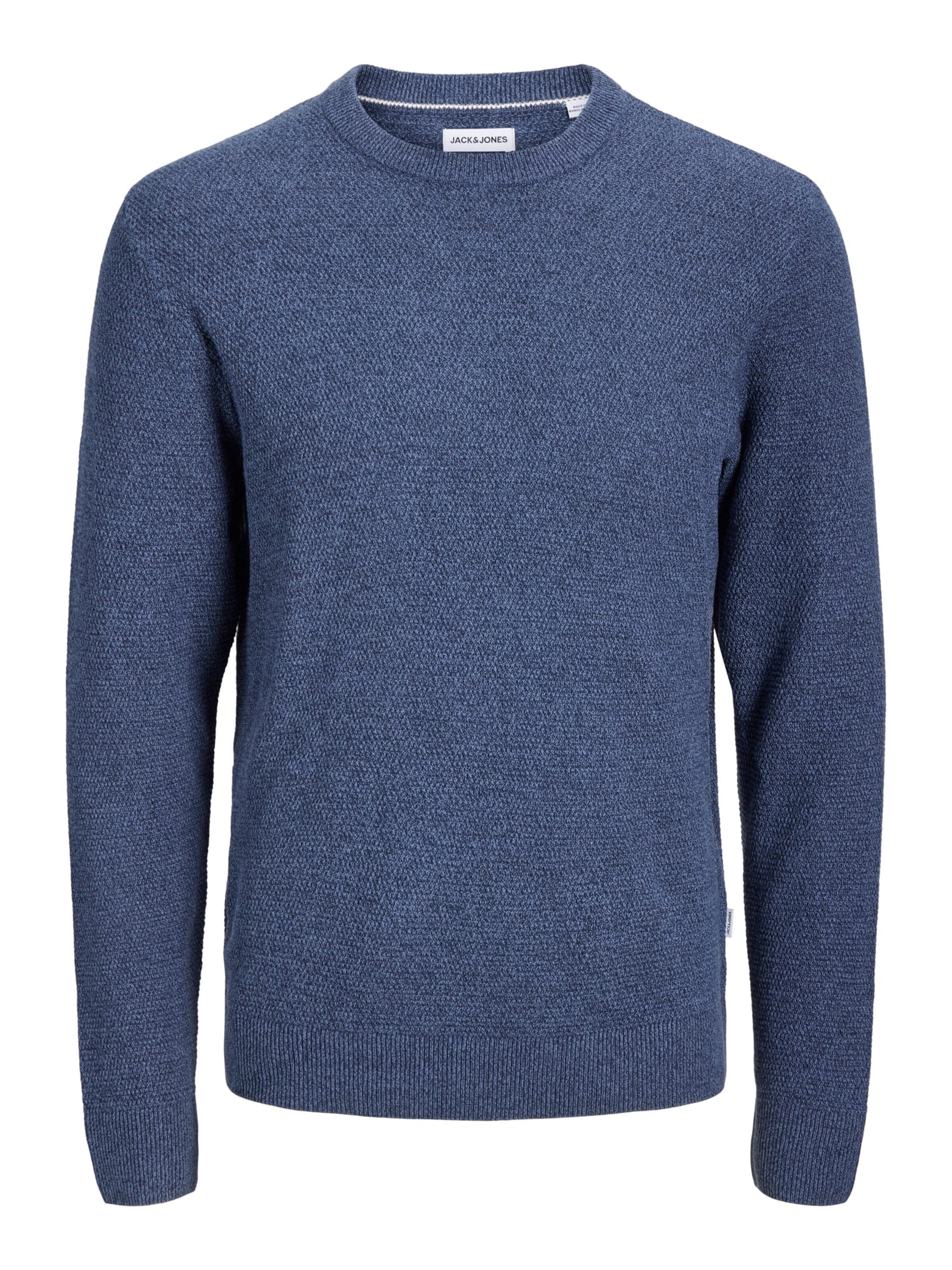 JACK & JONES Sweater 'Eryder' in Blue: front