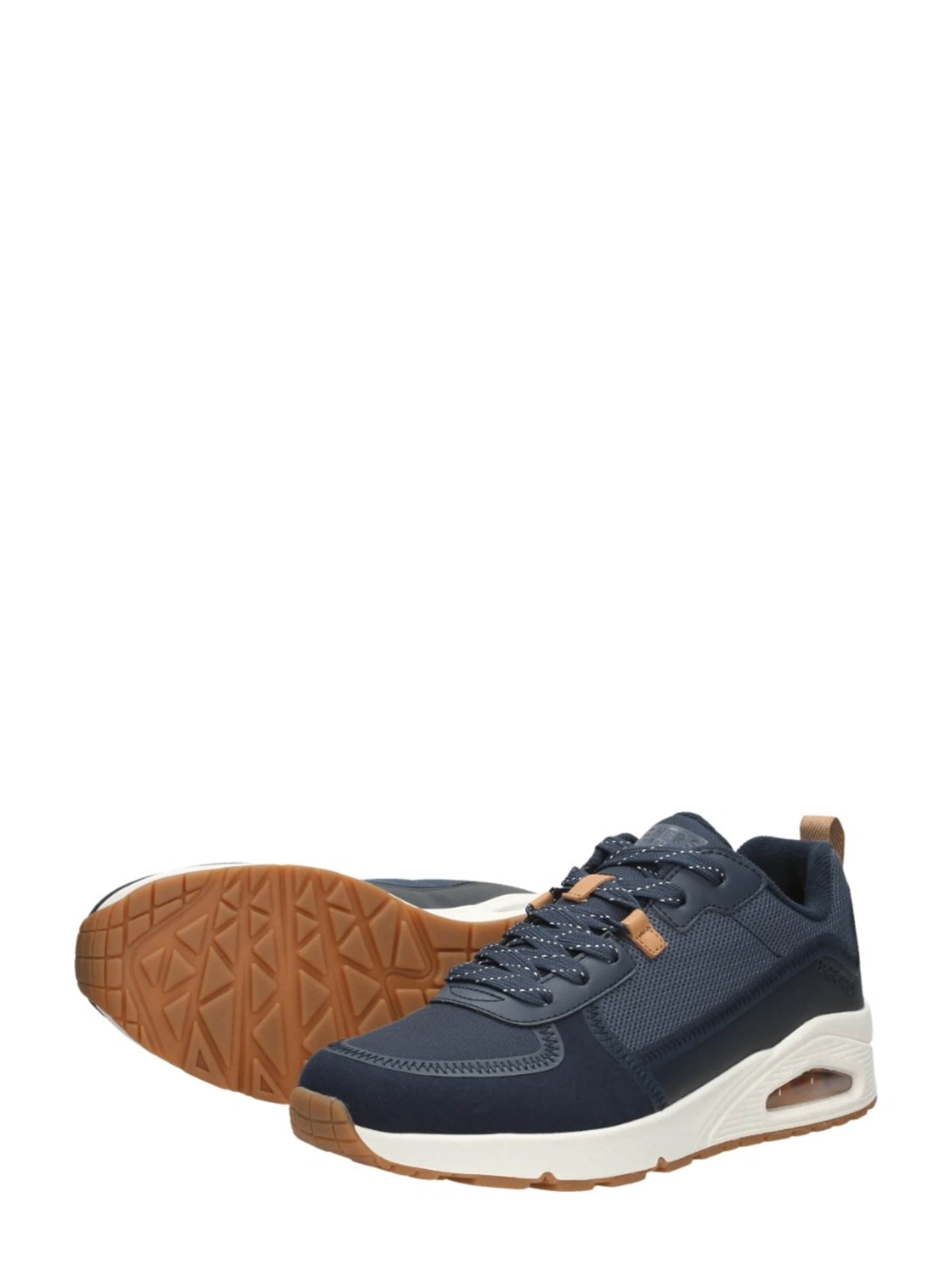 SKECHERS Sneakers laag 'Uno - Layover' in Blauw