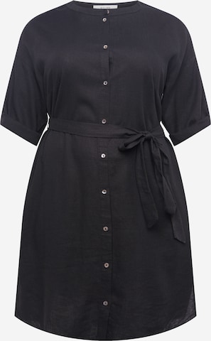 Tom Tailor Women + Shirt Dress in Black: front