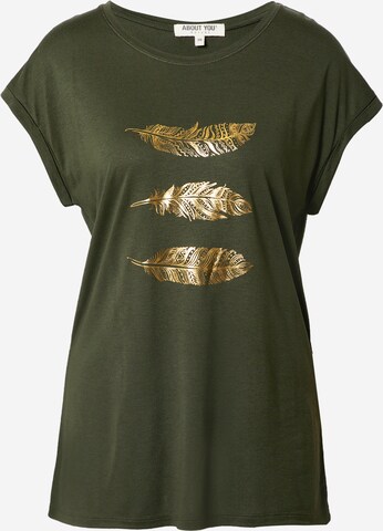 ABOUT YOU Shirt 'Antoinetta' in Green: front