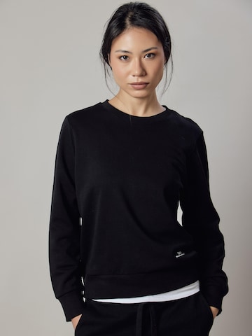 Felpa 'Felpa Girocollo' di OWN Off With Nature in nero: frontale