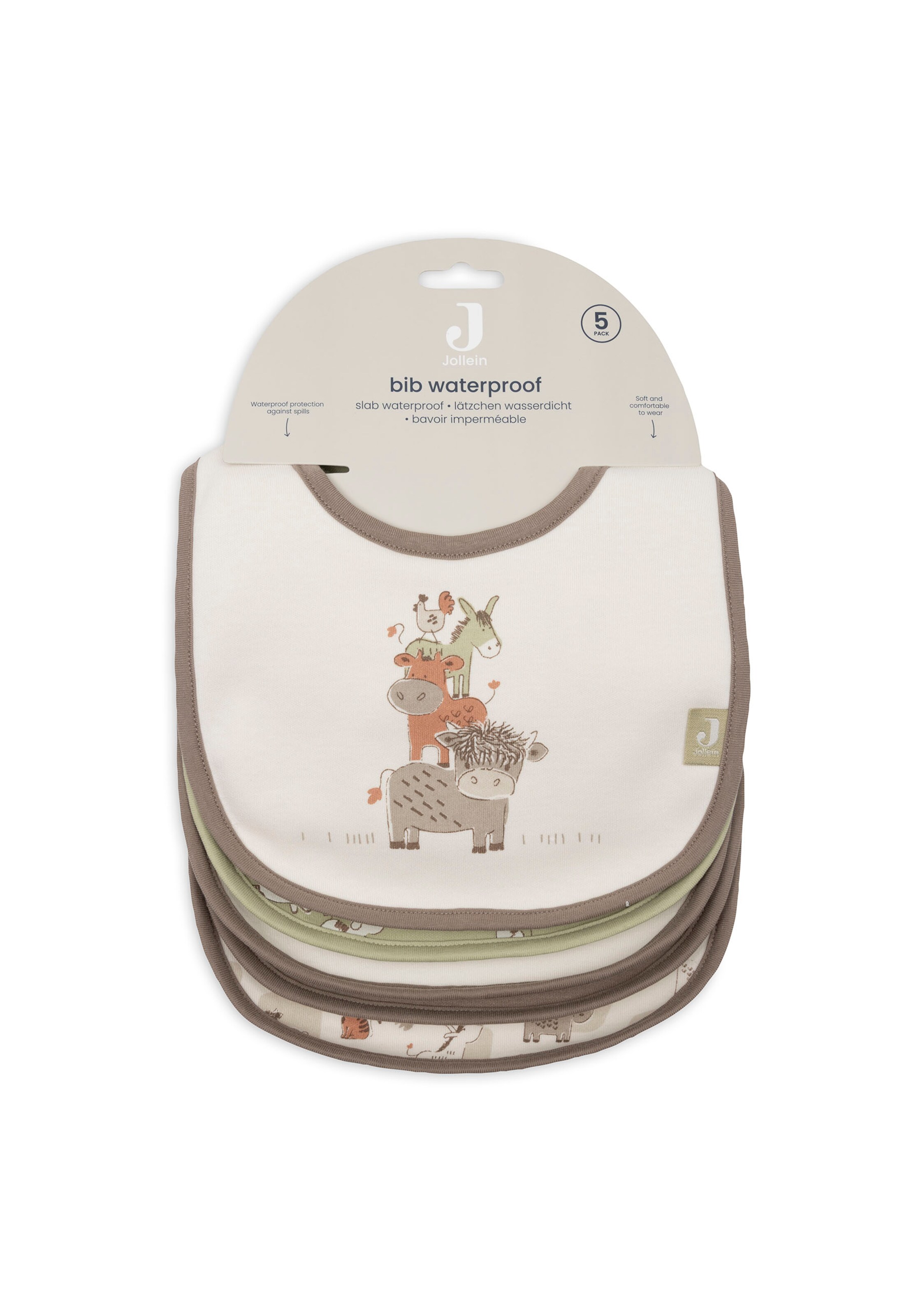 Jollein Bib in Mixed colours