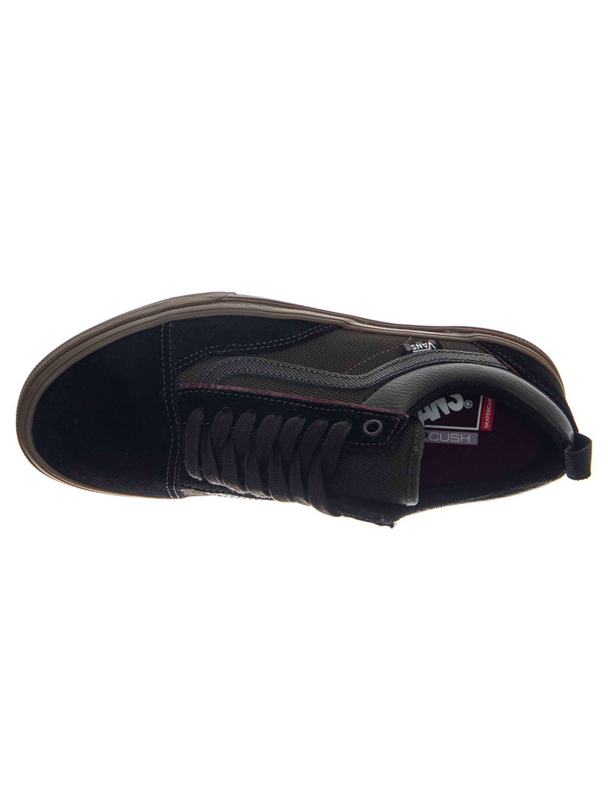 VANS Athletic lace-up shoe 'Skate Old Skool Wafflecup Black / Dark Gum' in Black