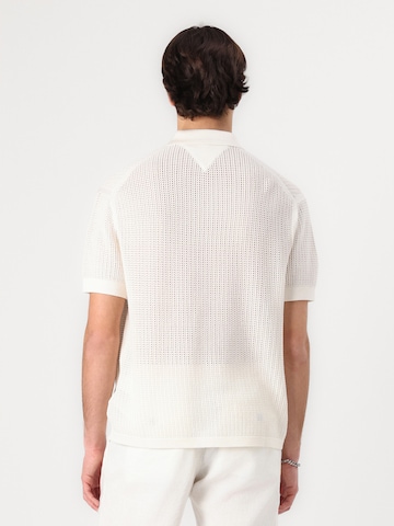 TOMMY HILFIGERKardigan - bež boja: stražnji dio