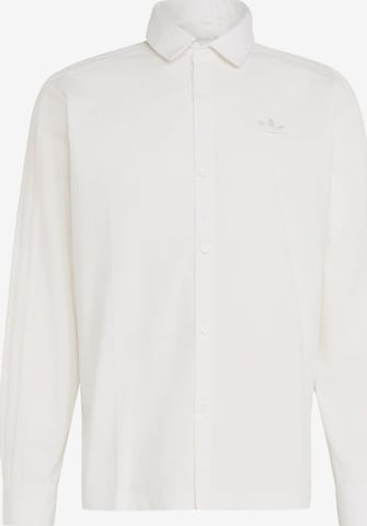 ADIDAS ORIGINALSRegular Fit Košulja '3 STRIPES BUTTON UP' - bijela boja: prednji dio