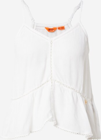 Top di Superdry in bianco: frontale